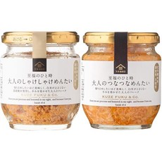 어른의 세련된 면태 80g×1개 어른의 부드러운 면태 80g×1개 2개 세트 생크제르 후레이크