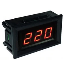 자동차 3 in 1 LED DIY 디지털 시계 온도 전압 모듈 7 ~ 20V 85AC, 01 Red, 01 China Mainland