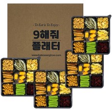 바보상회 마른안주 9종 박스세트 9해줘플래터B, 195g, 4개