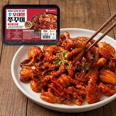 [4팩] 양념쭈꾸미 500g 오대양씨푸드 맛있게 매운맛, 4개