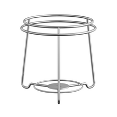 리빙로드 304 스테인리스 봉투 거치대 (원형), 1개, 실버