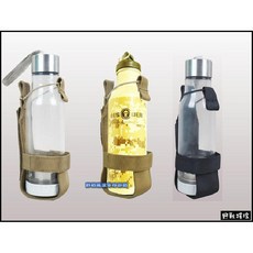 【野戰搖滾-生存遊戲】高品質 Molle 水瓶套 水壺套 水杯套 水壺包 水壺袋 水瓶袋 水袋, 狼棕色, 1個