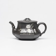 原礦石黃手製經典紫砂功夫茶壺, 1個, 1L, 石黃:如圖所示