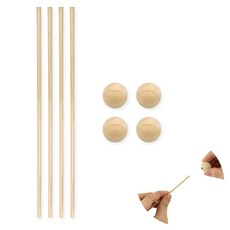 문가네 나무구슬스틱 4개 18cm 디퓨저용