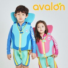 아발론 쿨 플러스 수영보조복, 핑크M, 1개