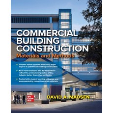 (영문도서) Commercial Building Construction: Materials and Methods Paperback, McGraw-Hill Companies, English, 9781266055607