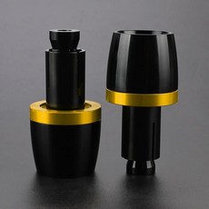 적합 오토바이 알루미늄 핸들 엔드 슬라이더 캡 플러그, 1개, 1. Gold NO LOGO