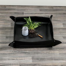新品 園藝地墊地布家庭園藝用品防水換土墊拌土換盆翻盆種植花墊 副廠商品, 1個, 黑色,100*150cm 升級加厚