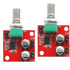 2개 LM386 전기영동 마이크 증폭기 픽업 모듈 DC 412V