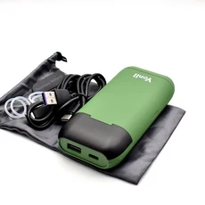 Yonii PD.3 보조베터리 1865021700 LCD 화면 유형-c 배터리 브릭이 포함된 3.7VLi-ion용 2슬롯 소형 휴대용, 01 China Mainland, 02 PD3green