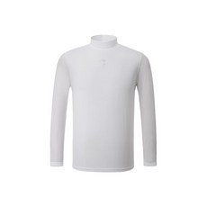 챌린저 남성 쿨링 모크넥 골프 이너티셔츠 화이트