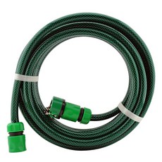 AutoCare 三層包紗水管組 耐磨耐用 洗車澆花清潔適用, 1個, 7.5米, 綠