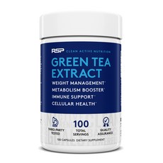 Rsp Nutrition Rsp綠茶萃取物 500mg 胶囊, 1個, 100入