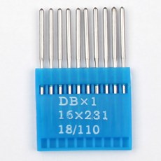 공업용 미싱바늘 재봉틀바늘 브라더 주키 썬스타, 2개, 공)미싱바늘 DB18호(10P)