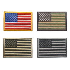 밀리터리 벨크로 성조기 패치 미국 국기 서바이벌 찍찍이
