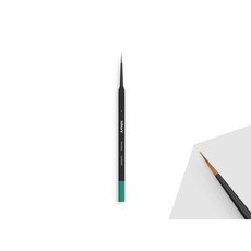 AV Vallejo 精準系列 塑膠毛圓形畫筆 尺寸 No. 1, 1個