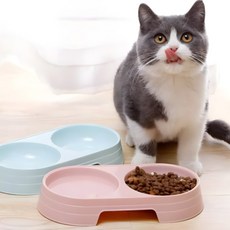 데일리셀렉션 애견 식기 애견물그릇, 핑크