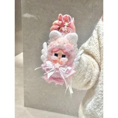 인형옷 드레스 스커트 귀여운인형옷 인형옷세트 아이돌인형 애착인형 꾸미기, 분홍 고양이 귀 치마