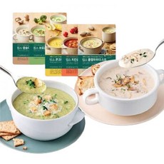 빕스 스프 200g 5종 (양송이+브로콜리+굴라쉬+콘크림+클램차우더) 1세트, 1개