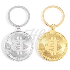 수집 취미생활 선물용 비트코인 키링 기념주화 열쇠고리