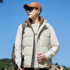 防風防水加絨保暖馬甲 大尺碼立領運動休閒外套