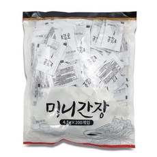 코우 미니간장 4.5g 200입 10ea(박스) 소분용 배달용, 900g, 10개