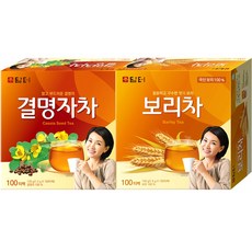 담터 결명자차 100T + 담터 보리차 100T, 100개입, 1세트