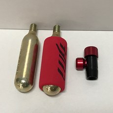 『時尚單車』Luft 隨車輕量充氣組 CO2 法式美式嘴皆可使用 璇鈕式 可調整風量, 1個