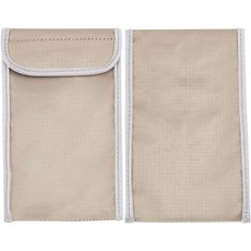 전파 차단 휴대폰 보호 파우치 실버 18.5x11.2cm