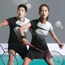 남녀공용 트레이닝복 세트 러닝 헬스 배드민턴 탁구 배구 훈련 경기복
