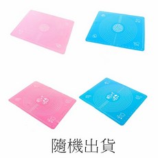 多功能硅膠揉麵墊 帶刻度防滑烘焙墊 大號加厚桿麵墊, 1個, 隨機出貨