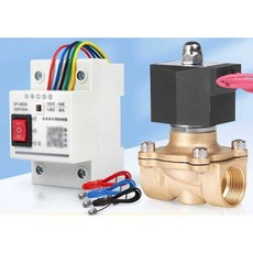 전기 폐쇄 에어 유량 고온 양방향 정상 소형, 1개, DC12V 컨트롤러+2m 프로브