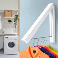 더샵이지 접이식행거 옷건조대, 화이트