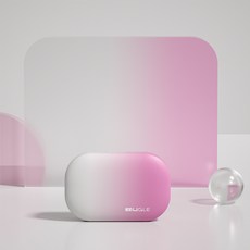 듀앤 일체형 초음파 렌즈 세척기, 1개, 로즈 핑크