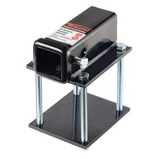 Towever 83801 Towever RV 범퍼 히치 리시버 5.1cm(2인치) 어댑터 10.2-11.4cm(4-4.5인치) 여행용 트레일러 후면 범퍼용