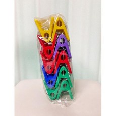 빨래집게 대 100P 색상랜덤발송, 단품, 1개