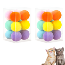 댕냐르트 고양이 무소음 소프트볼 12p 소형 대형, 소형(KD91), 24개