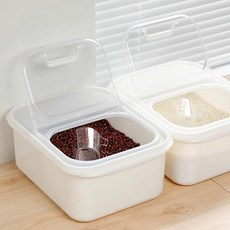 이노마타 쌀통 6kg, 화이트