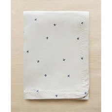 자라홈 브랜드관 플로랄 키즈 플리스 담요 41609004712 382632, 70 x 100 cm, 에크루