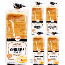 롯데 기린 아이러브 토스트 식빵, 750g, 5개