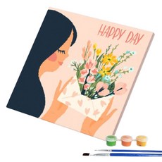 루온일 그림 페인팅 행복한 날