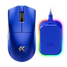 MCHOSE K7 V2 Ultra+ 삼모드 무선 게이밍 마우스, blue
