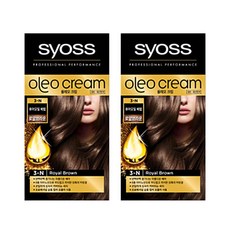 사이오스 올레오 크림 컬러 3N 로얄브라운 100ml 2개