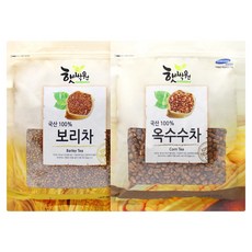 [국내산] 보리차800g+옥수수차800g, 2개, 단품