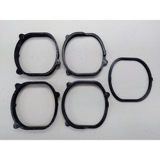 (와사비) 플레이스테이션 PS VR2 렌즈가이드 렌즈커버 무도수렌즈, 렌즈가이드+무도수CR렌즈, 1개, 블랙, 렌즈킷