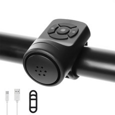 自行車電子鈴鐺 USB充電 高音喇叭, 1個