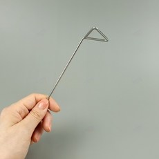 실험용 스텐 3cm 삼각 도말봉 배양도구 셀 스프레더, 1개
