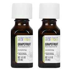 아우라카시아 퓨어 에센셜 오일 조이풀 자몽, 15ml, 2개