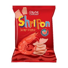 Oishi 오이쉬 스림폰 65g 짭짤 바삭 새우크로펙 필리핀 수입과자 해물 크래커 간식, 1개