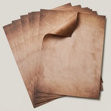 레트로 빈티지 편지지 잉크젯 프린터 출력용 인쇄용지 50매 크리베라, 1팩, 02. 딥 브라운 (클래식 빈티지) / 50매 1팩, 02. 딥 브라운 (클래식 빈티지) / 50매